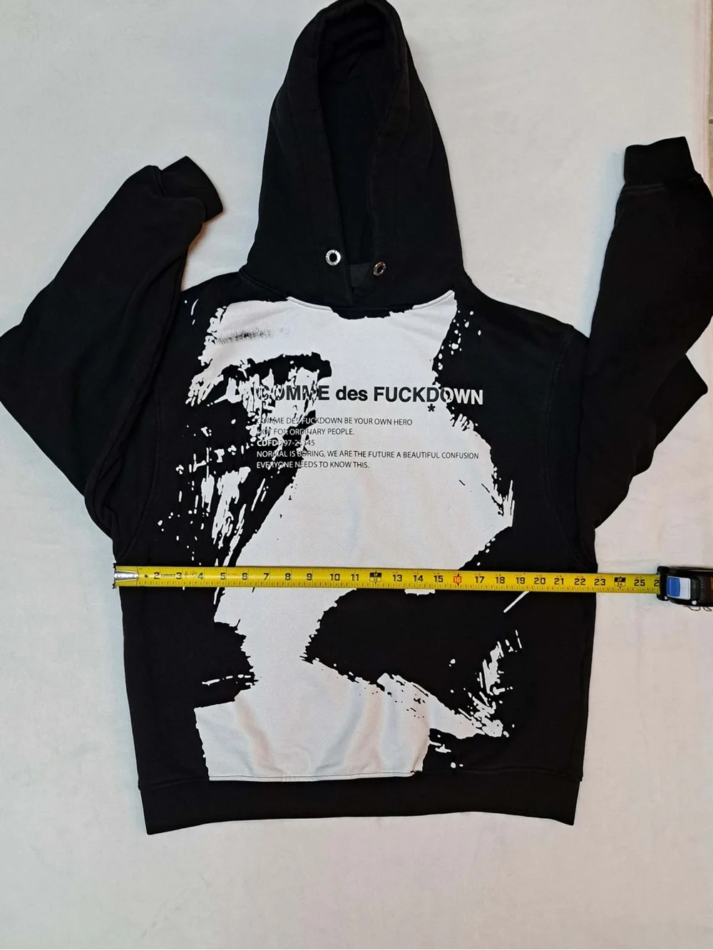 Comme des Fuckdown graphic hoodie - Women's size XL